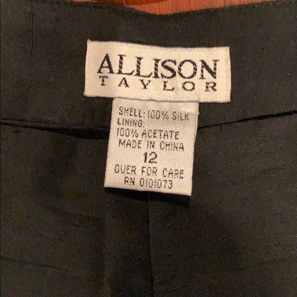 Silk Allison Taylor Capri trousers size - Picture 3 of 5